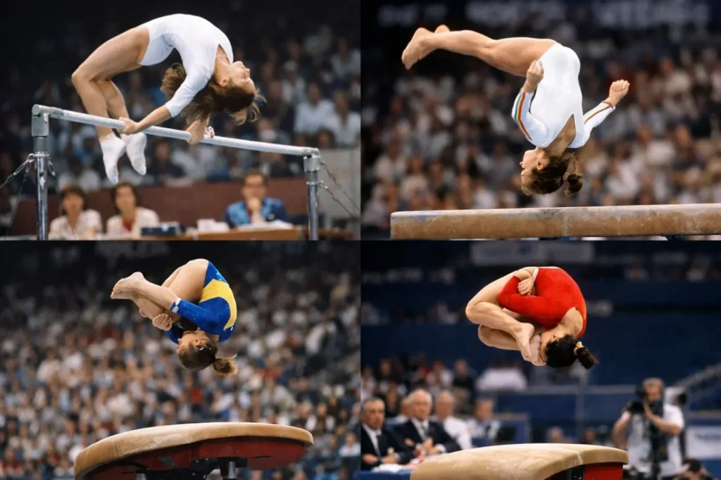 Легендарные трюки в гимнастике: от Корбут до Продуновой